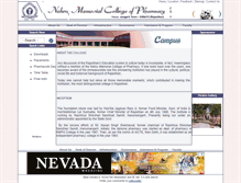 Tablet Screenshot of nmpharmacycollege.com